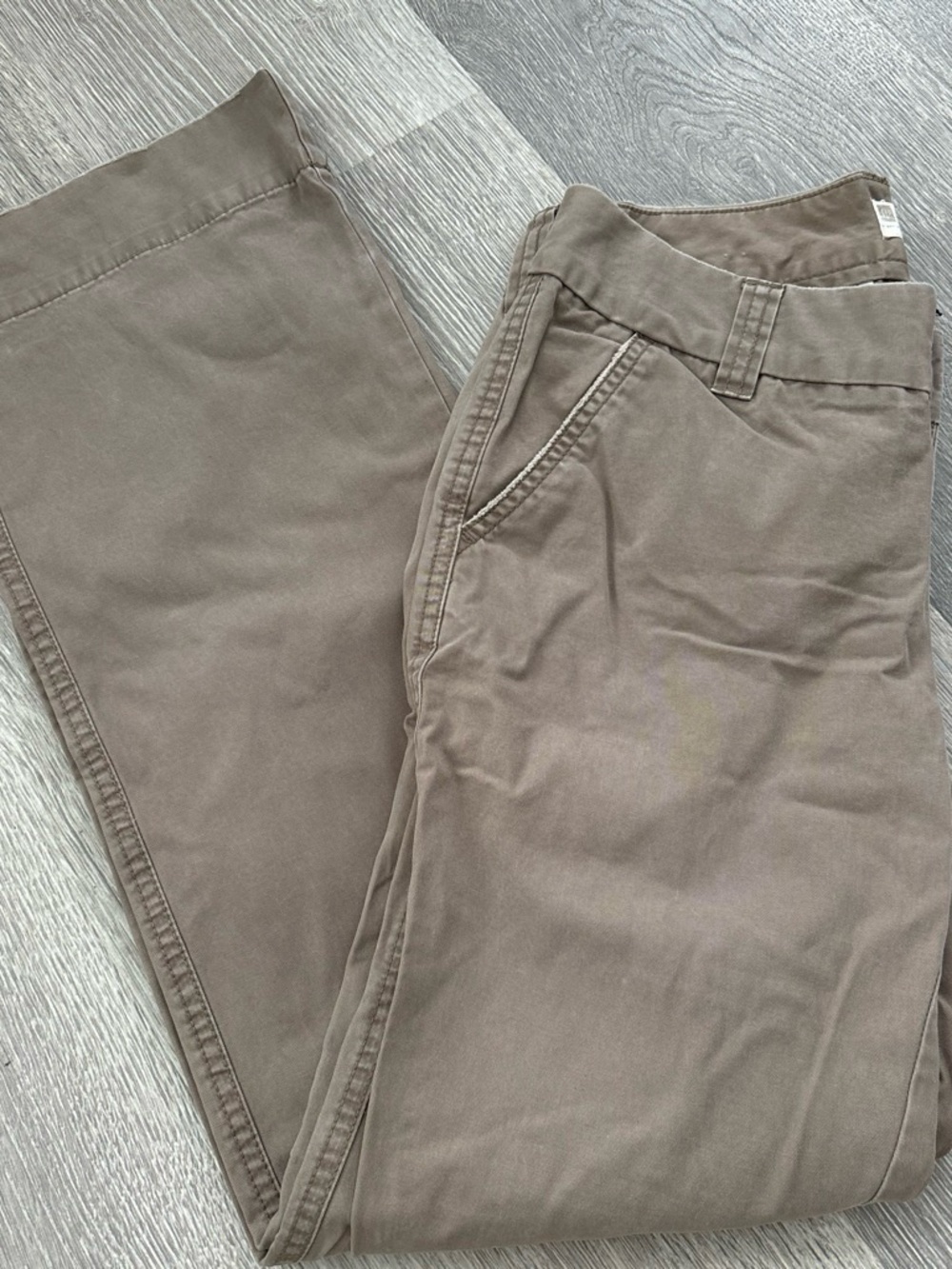 Women’s Classic Straight Fit Chino Pants - Taupe
